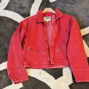 Two Jeys Red Zip Jacket